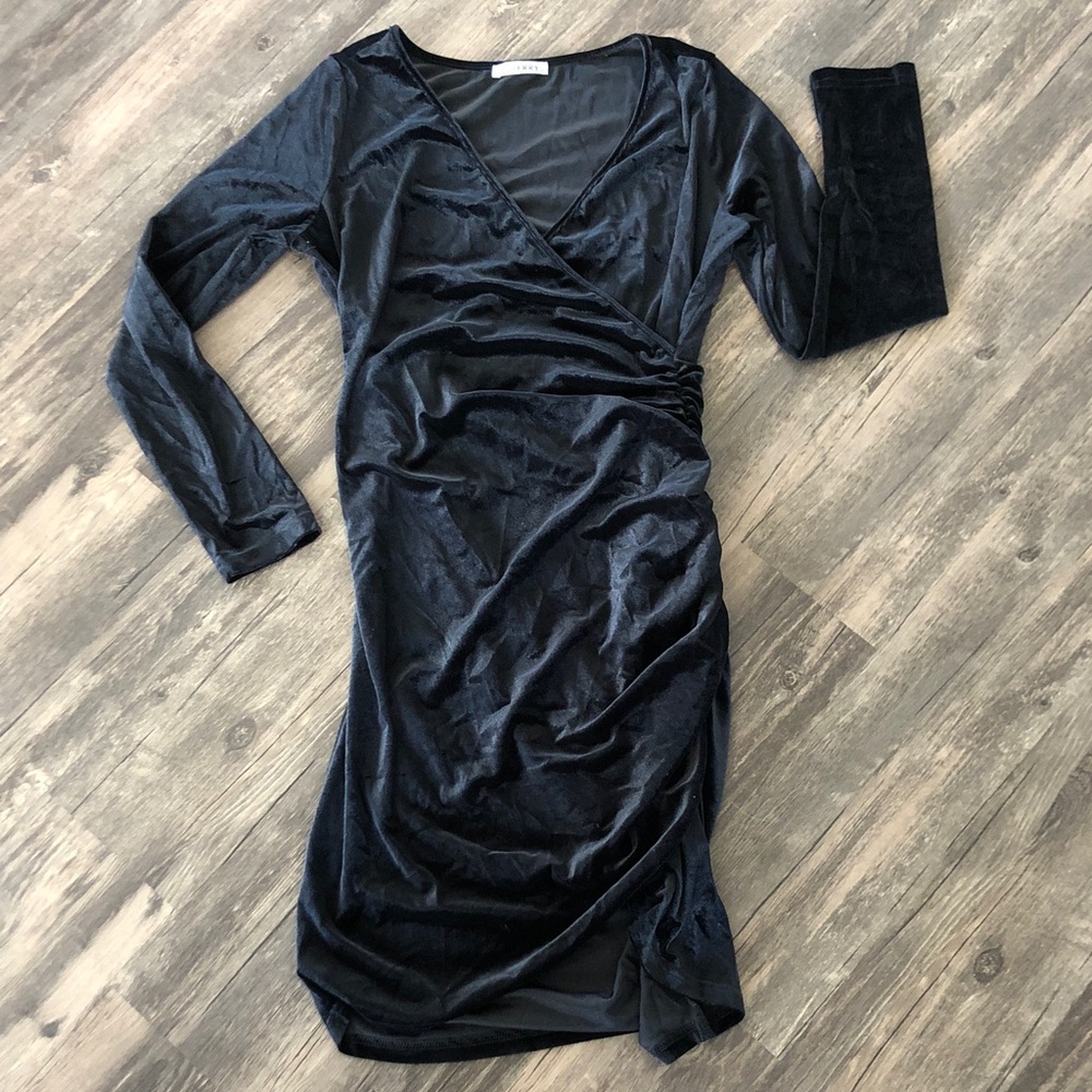 Guberry Black Velvet Dress